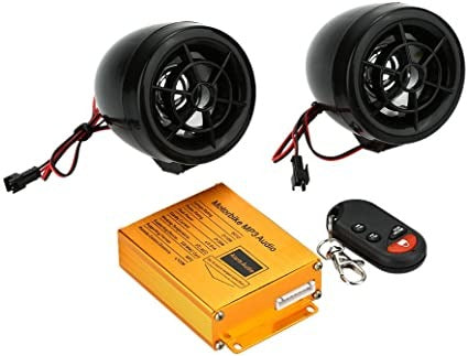 Parlantes con Alarma Para Moto